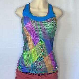 Nike Pro Dri-FIT Racerback Athletic Tank Top Multicolor Size S
